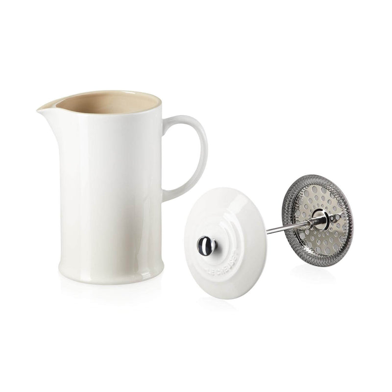 Le Creuset Stoneware Cafetiere - Meringue