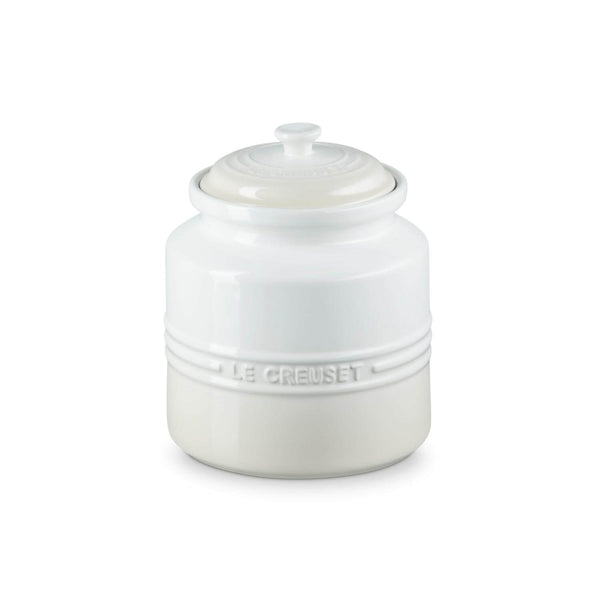 Le Creuset Stoneware 2.4 Litre Biscuit Jar - Meringue