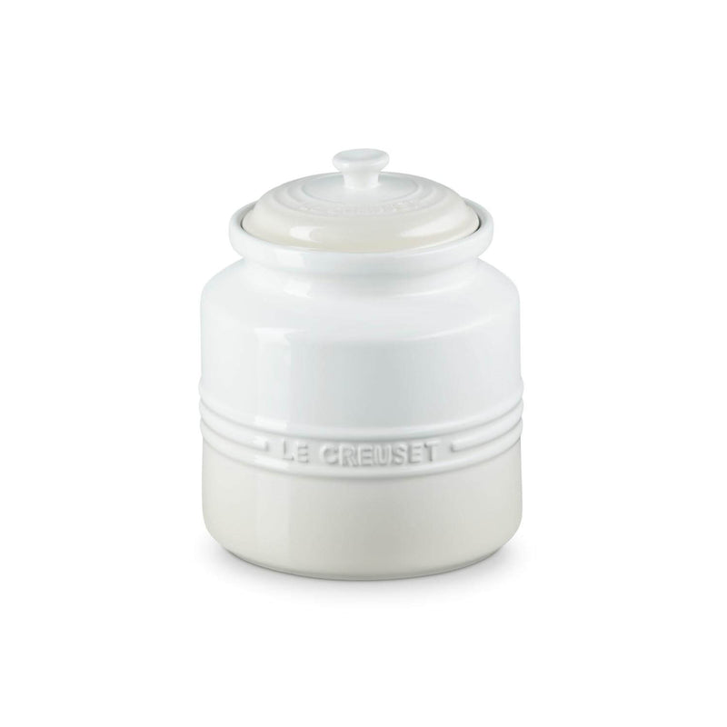 Le Creuset Stoneware 2.4 Litre Biscuit Jar - Meringue