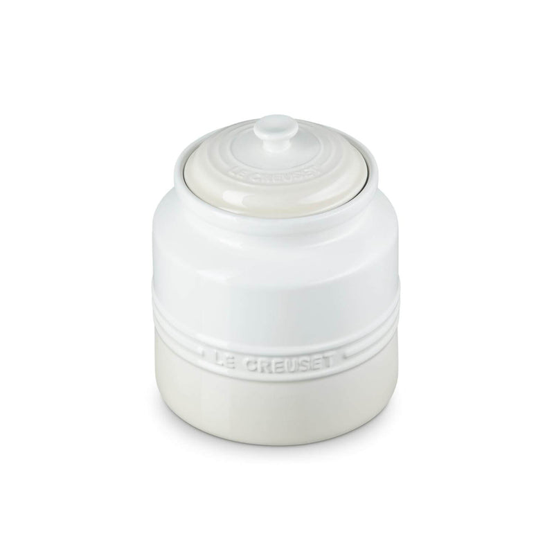 Le Creuset Stoneware 2.4 Litre Biscuit Jar - Meringue