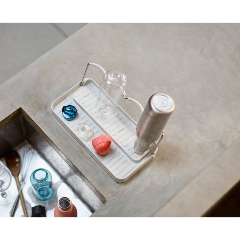 Joseph Joseph DrySmart™ Folding Bottle Drying Rack - Stone