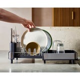Joseph Joseph Extend™ Slim Expandable Stainless Steel Dish Rack - Grey