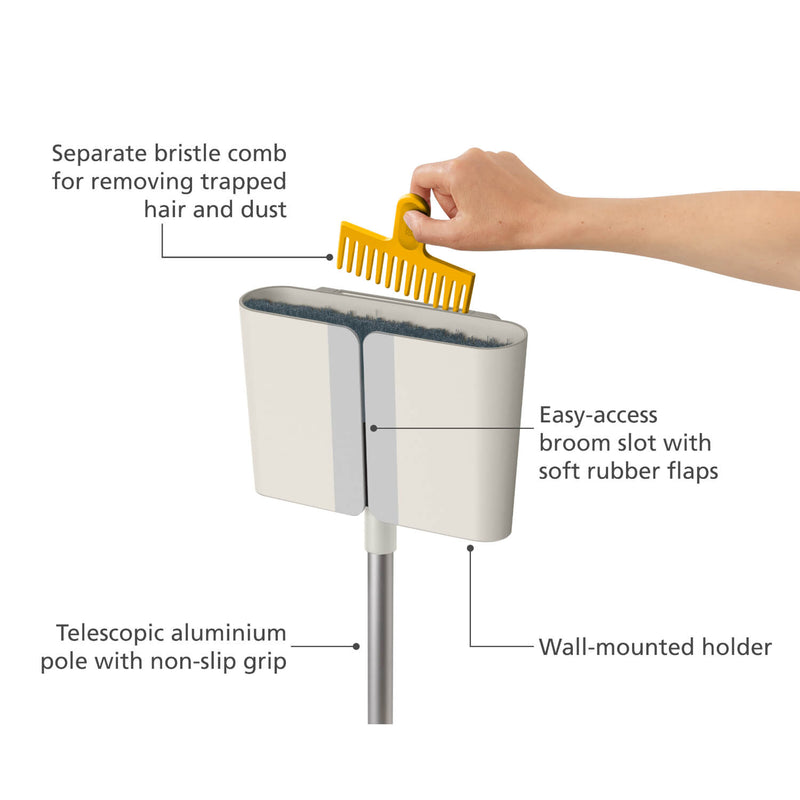 Joseph Joseph CleanTech™ Wall Mounted Broom