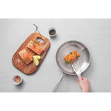 Tramontina Grano 3-Ply Stainless Steel 20cm Frying Pan with Spatula