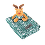 Scruffs Santa Paws Blanket & Reindeer Gift Set - Green