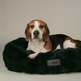 Scruffs Festive Fur 75cm x 60cm Box Bed - Green