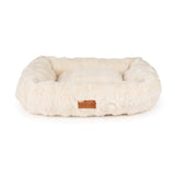 Scruffs Festive Fur 75cm x 60cm Box Bed - Cream