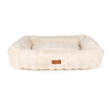 Scruffs Festive Fur 90cm x 70cm Box Bed - Cream