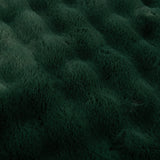 Scruffs Festive Fur 50cm Round Cat Bed - Green