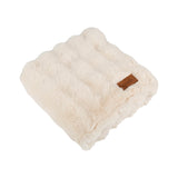 Scruffs Festive Fur Pet Blanket - Cream