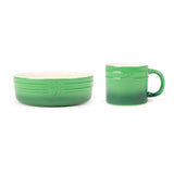 Scruffs Winters Tail 15cm Stoneware Food Bowl & Mug Gift Set - Green