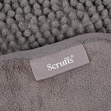 Scruffs Expedition Deluxe Noodle & Microfibre Dog Drying Coat - Small - Storm Grey