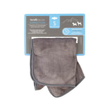 Scruffs Expedition Deluxe Noodle & Microfibre Dog Drying Coat - Small - Storm Grey