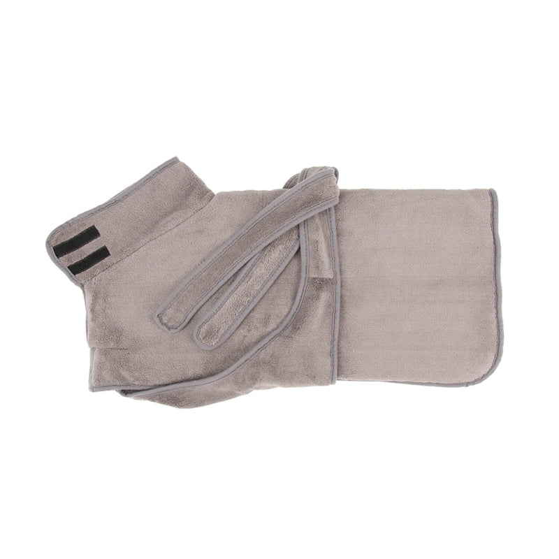 Scruffs Expedition Deluxe Noodle & Microfibre Dog Drying Coat - Large - Storm Grey