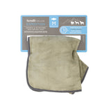 Scruffs Expedition Deluxe Noodle & Microfibre Dog Drying Coat - Medium - Khaki Green