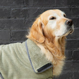 Scruffs Expedition Deluxe Noodle & Microfibre Dog Drying Coat - Large - Khaki Green