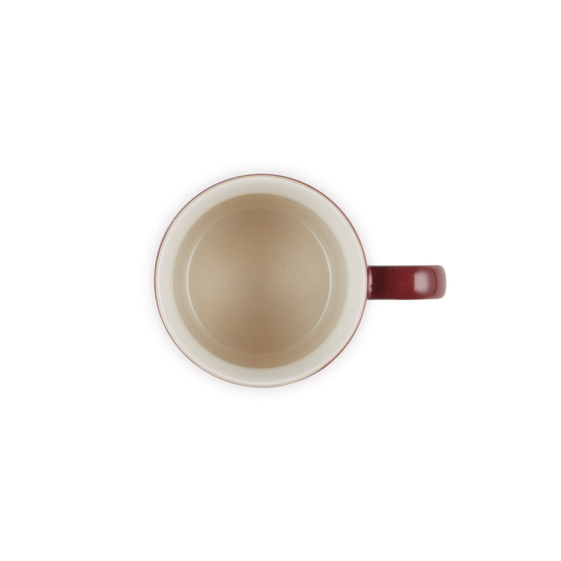 Le Creuset Stoneware Cappuccino Mug - Garnet