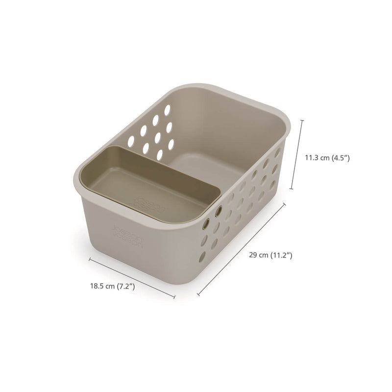 Joseph Joseph EasyStore Small Bathroom Storage Basket - Ecru