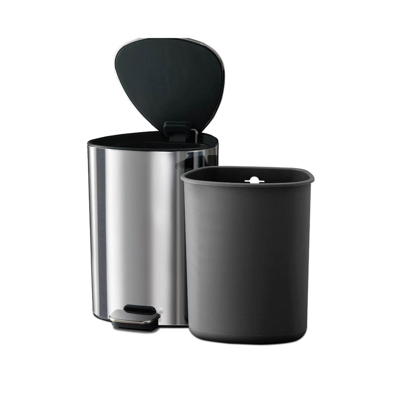 Joseph Joseph EasyStore Luxe 5-Litre Pedal Bin - Stainless Steel