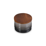 Le Creuset Stoneware Signature 200ml Storage Jar with Wooden Lid - Flint