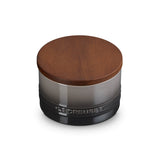Le Creuset Stoneware Signature 470ml Storage Jar with Wooden Lid - Flint