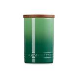 Le Creuset Stoneware Signature 770ml Storage Jar with Wooden Lid - Bamboo