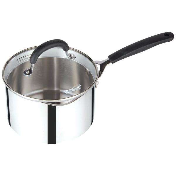 Prestige Made To Last 20cm Stainless Steel Straining Saucepan