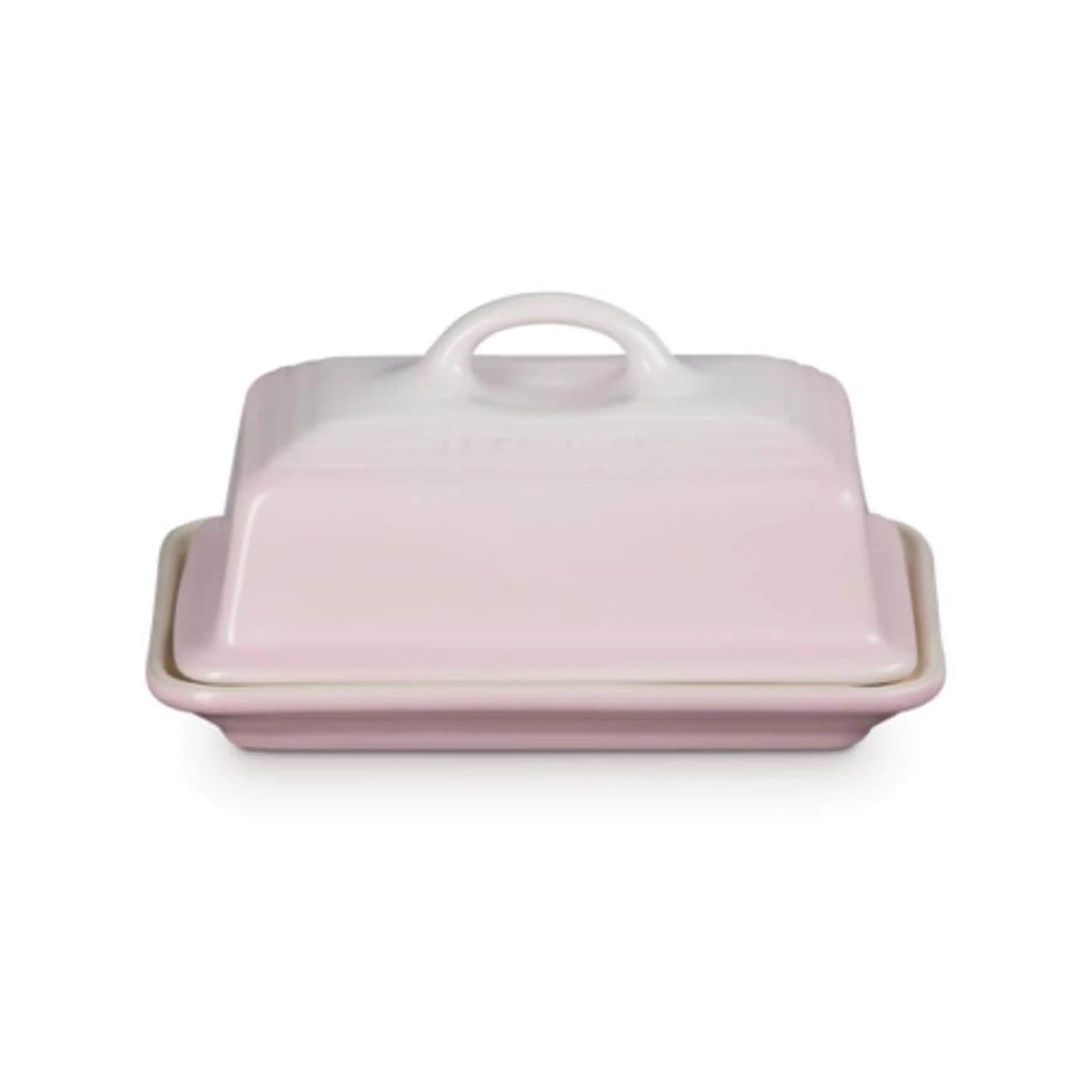 Buy Le Creuset Stoneware Butter Dish Shell Pink – Potters Cookshop