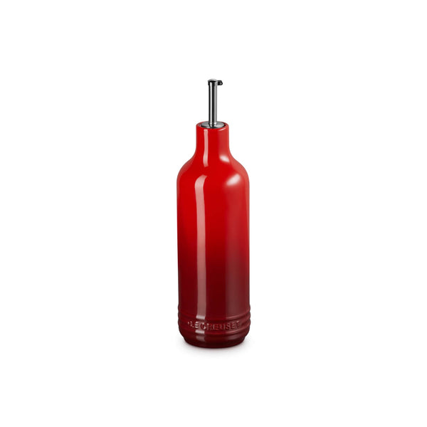 Le Creuset Stoneware Signature 600ml Oil Cruet Pourer - Cerise