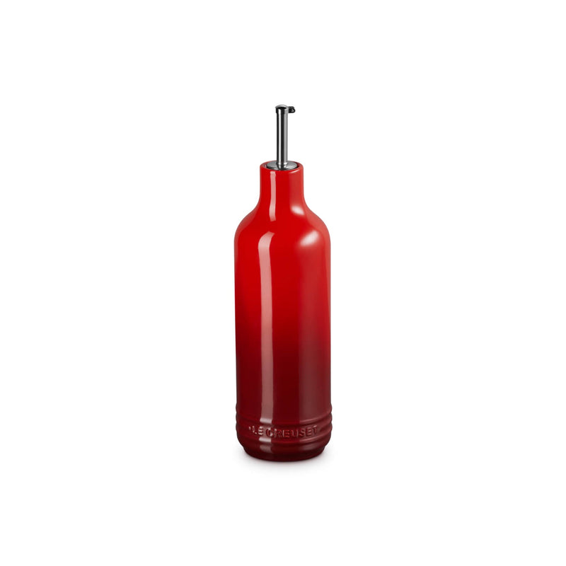 Le Creuset Stoneware Signature 600ml Oil Cruet Pourer - Cerise