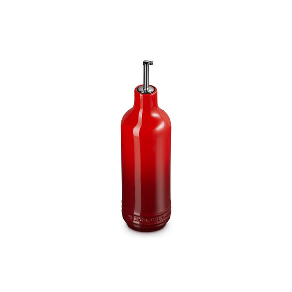 Le Creuset Stoneware Signature 600ml Oil Cruet Pourer - Cerise