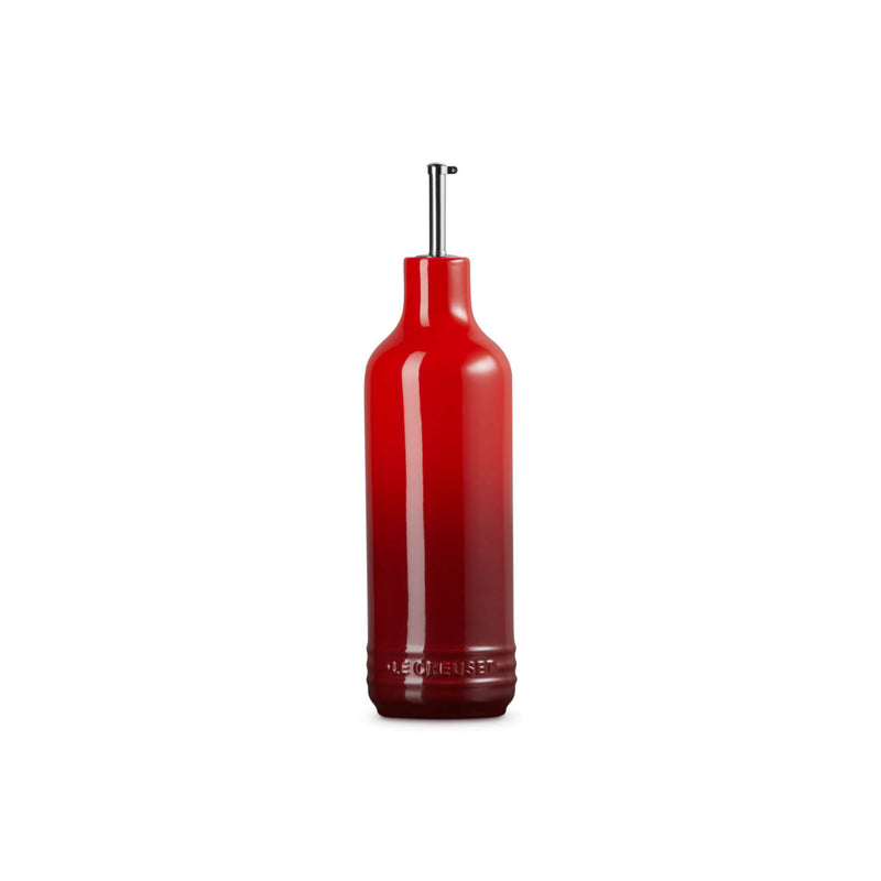 Le Creuset Stoneware Signature 600ml Oil Cruet Pourer - Cerise