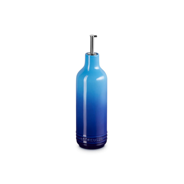 Le Creuset Stoneware Signature 600ml Oil Cruet Pourer - Azure