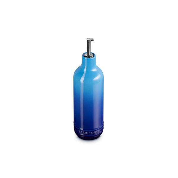 Le Creuset Stoneware Signature 600ml Oil Cruet Pourer - Azure