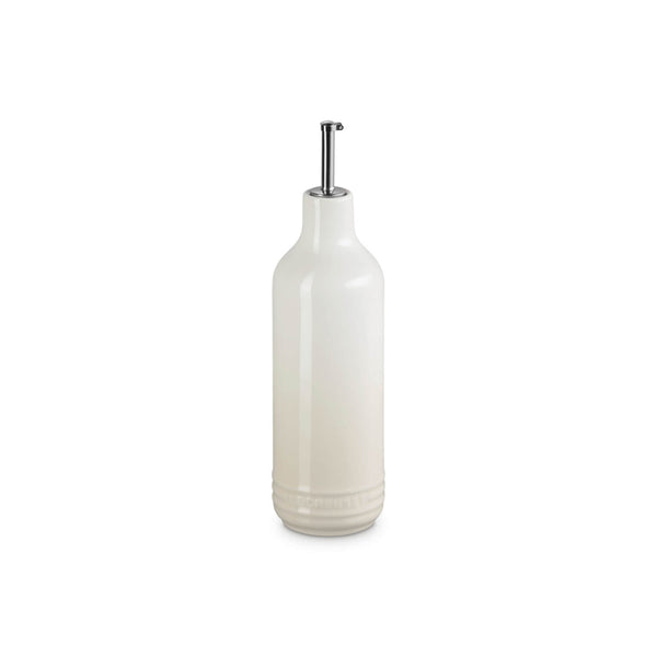 Le Creuset Stoneware Signature 600ml Oil Cruet Pourer - Meringue