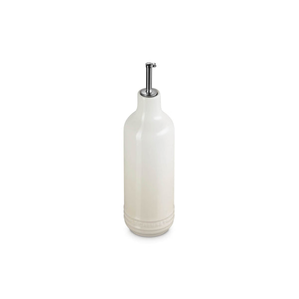 Le Creuset Stoneware Signature 600ml Oil Cruet Pourer - Meringue
