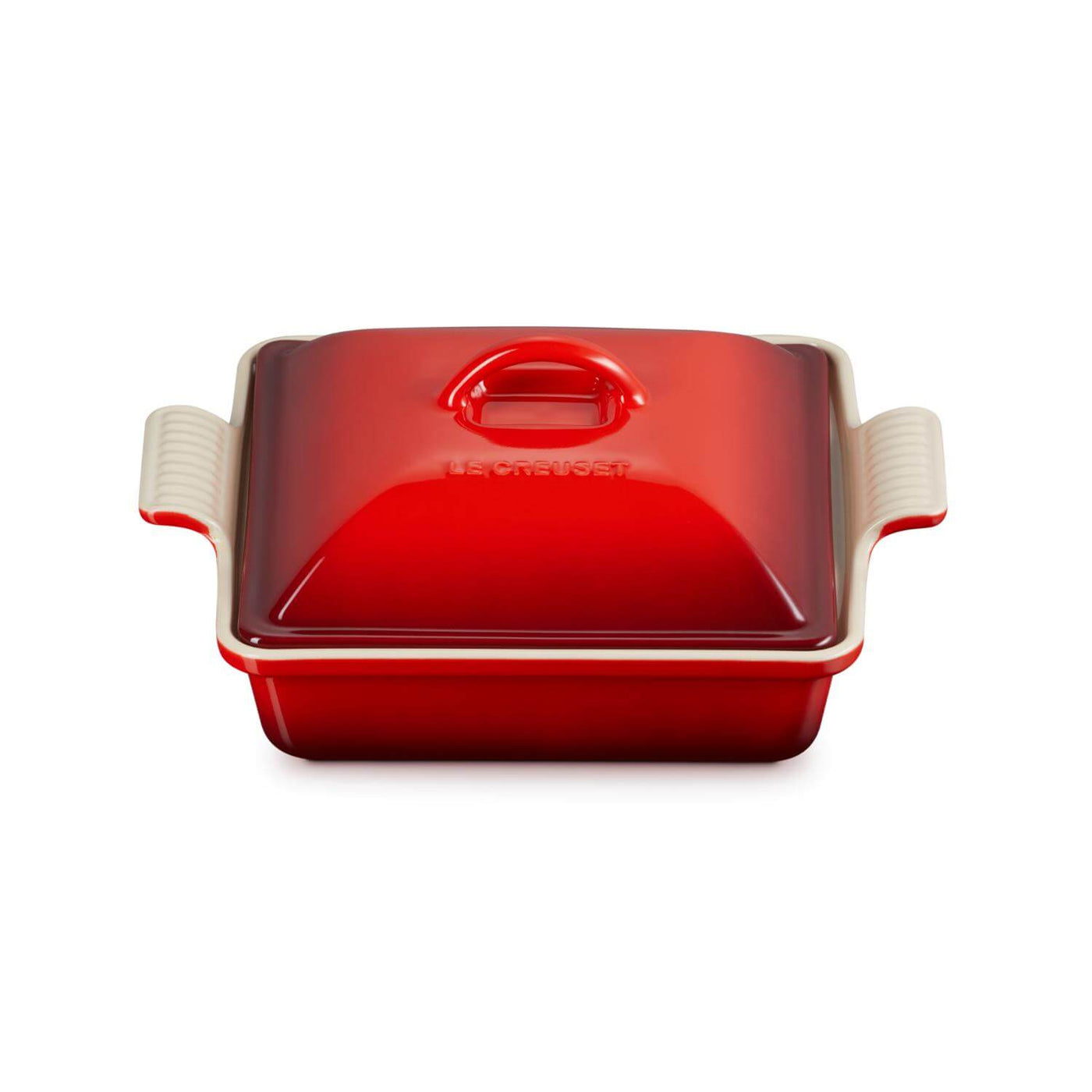 Buy Le Creuset | Heritage Stoneware 23cm Square Dish with Lid