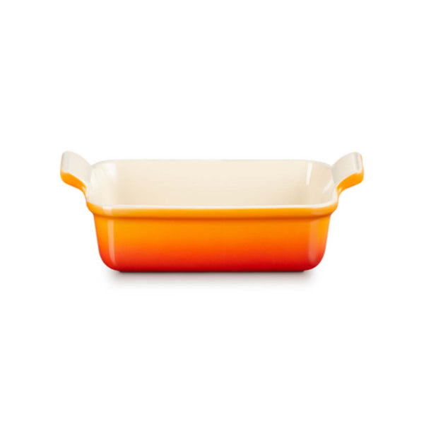 Le Creuset Stoneware Heritage 19cm Rectangular Deep Dish - Volcanic