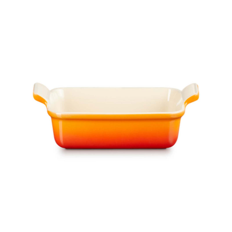 Le Creuset Stoneware Heritage 19cm Rectangular Deep Dish - Volcanic