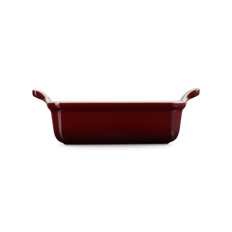 Le Creuset Stoneware Heritage 19cm Rectangular Deep Dish - Garnet