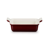 Le Creuset Stoneware Heritage 19cm Rectangular Deep Dish - Garnet
