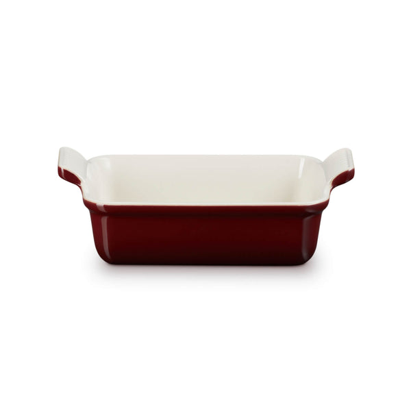 Le Creuset Stoneware Heritage 19cm Rectangular Deep Dish - Garnet