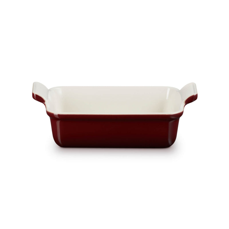 Le Creuset Stoneware Heritage 19cm Rectangular Deep Dish - Garnet