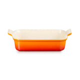 Le Creuset Stoneware Heritage 26cm Rectangular Deep Dish - Volcanic