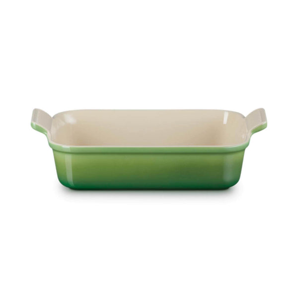 Le Creuset Stoneware Heritage 26cm Rectangular Dish - Bamboo Green