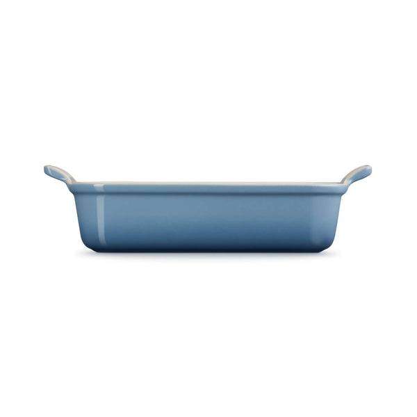 Le Creuset Stoneware Heritage 26cm Deep Rectangular Dish - Chambray
