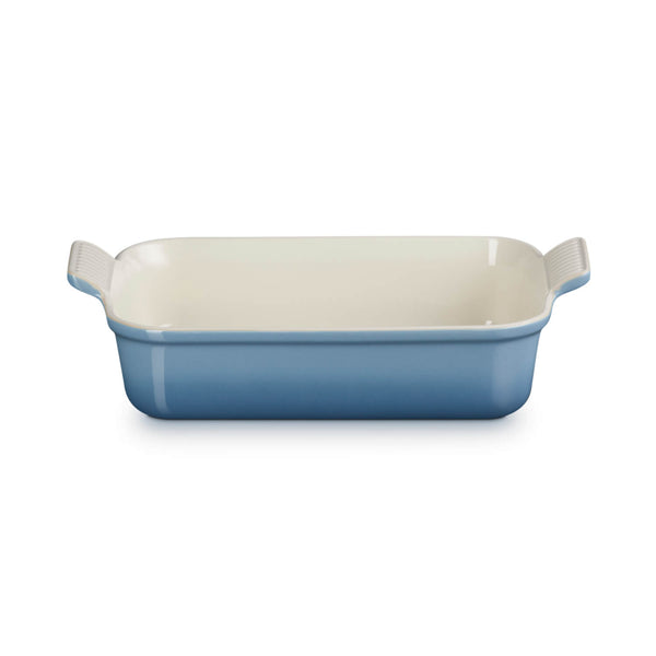 Le Creuset Stoneware Heritage 26cm Deep Rectangular Dish - Chambray