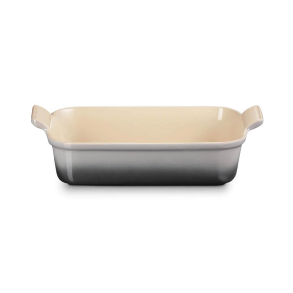 Le Creuset Stoneware Heritage 26cm Rectangular Deep Dish - Flint