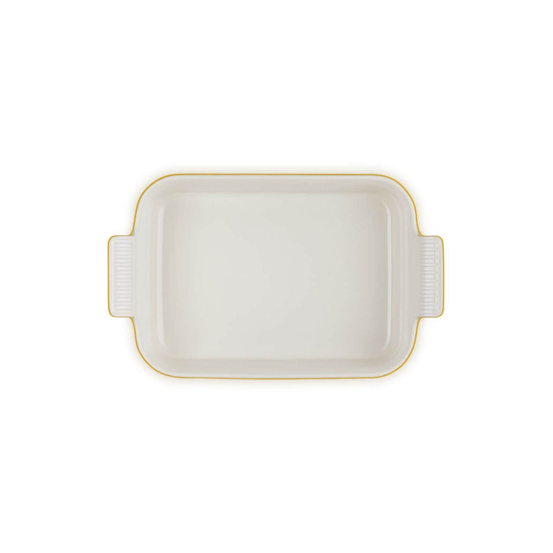 Le Creuset Stoneware Heritage 26cm Rectangular Deep  Dish - Nectar