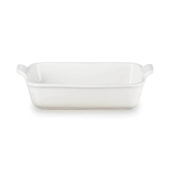 Le Creuset Stoneware Heritage 26cm Rectangular Deep Dish - Meringue